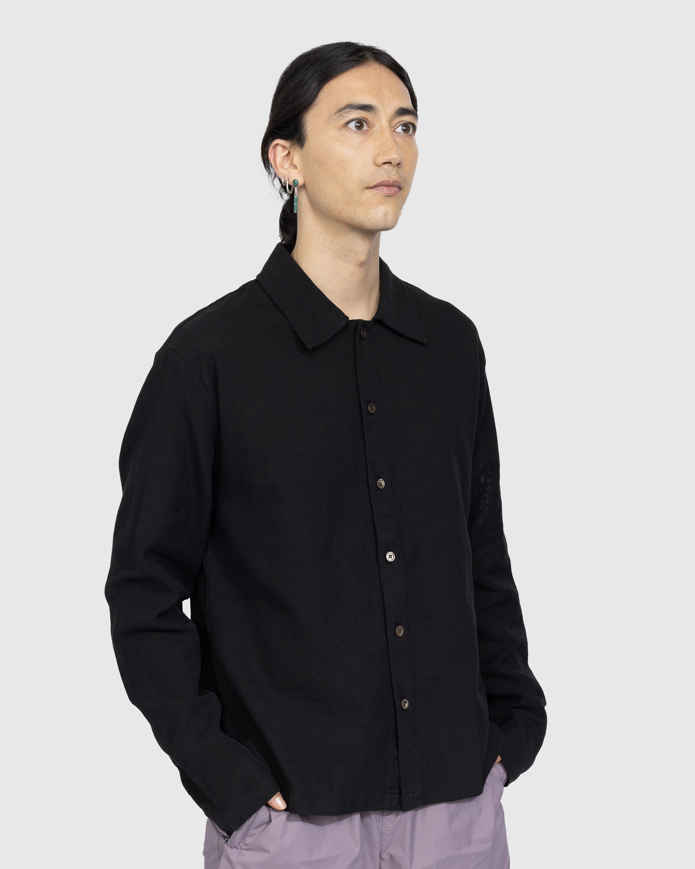 Our Legacy – Isola Shirt Black Sparse Panama Cotton | Highsnobiety